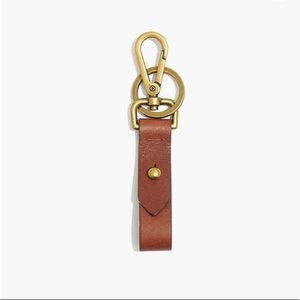 Madewell Front Door Key Fob, 100% leather